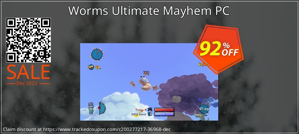 Worms Ultimate Mayhem PC coupon on National Pizza Party Day sales
