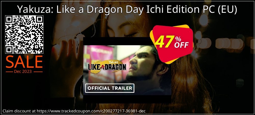 Yakuza: Like a Dragon Day Ichi Edition PC - EU  coupon on World Party Day discount