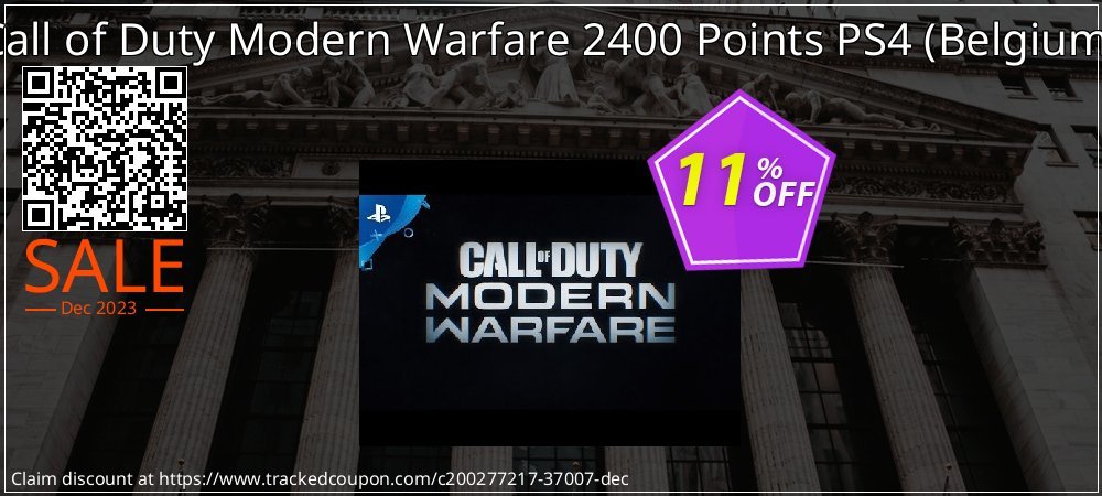 Call of Duty Modern Warfare 2400 Points PS4 - Belgium  coupon on April Fools' Day offer