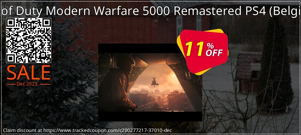 Call of Duty Modern Warfare 5000 Remastered PS4 - Belgium  coupon on World Backup Day offering discount