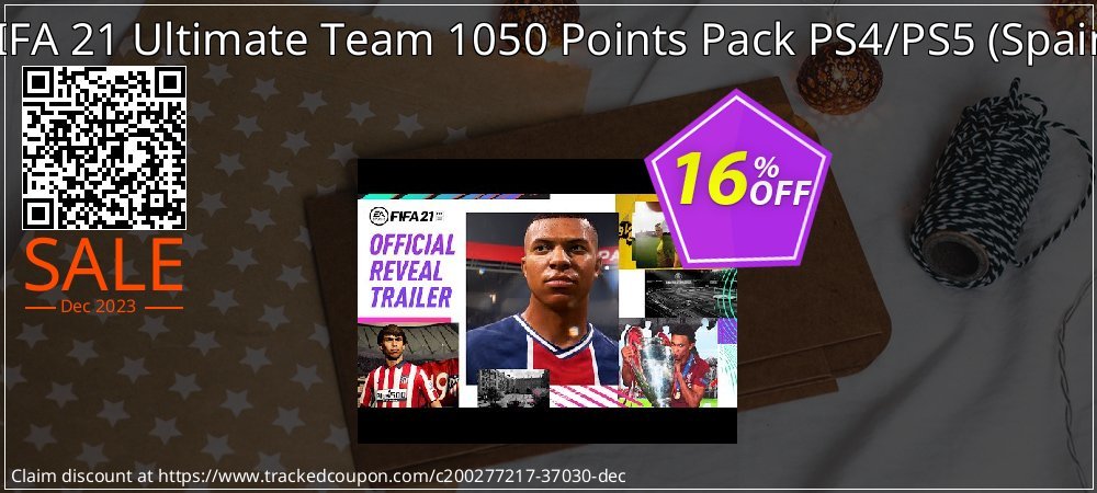 FIFA 21 Ultimate Team 1050 Points Pack PS4/PS5 - Spain  coupon on National Walking Day discounts