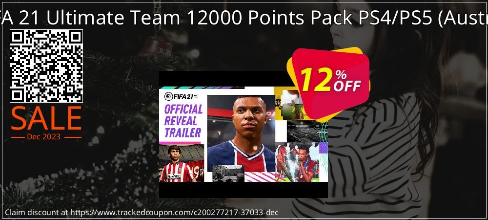 FIFA 21 Ultimate Team 12000 Points Pack PS4/PS5 - Austria  coupon on Easter Day deals