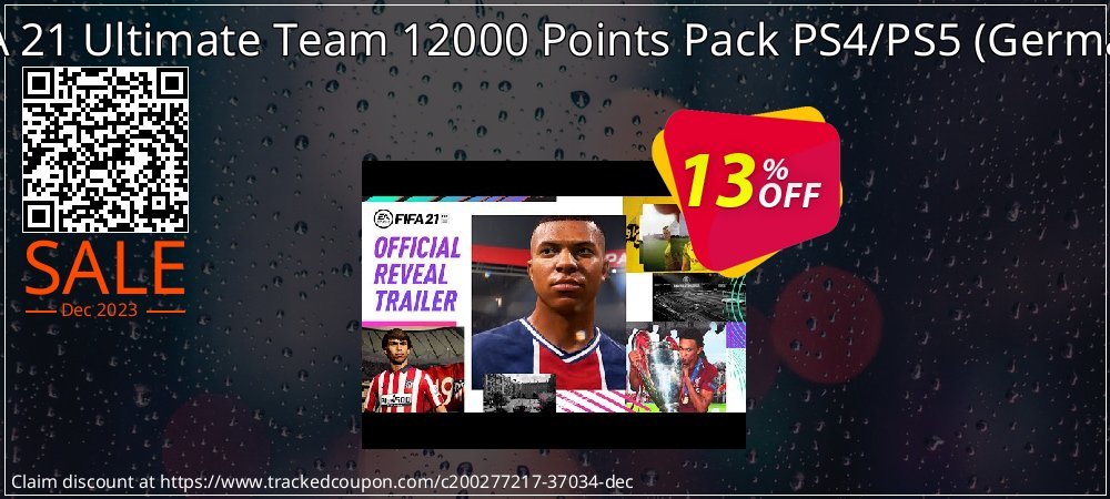 FIFA 21 Ultimate Team 12000 Points Pack PS4/PS5 - Germany  coupon on Tell a Lie Day offer