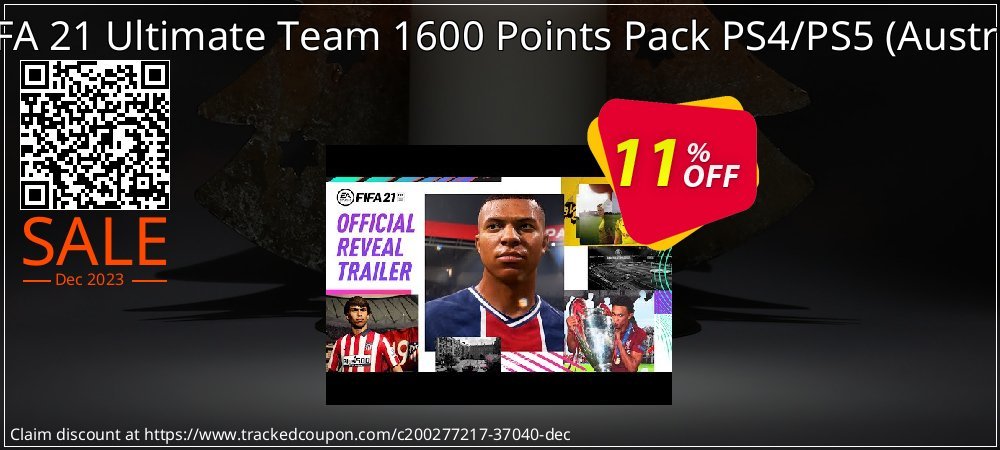 FIFA 21 Ultimate Team 1600 Points Pack PS4/PS5 - Austria  coupon on National Walking Day promotions
