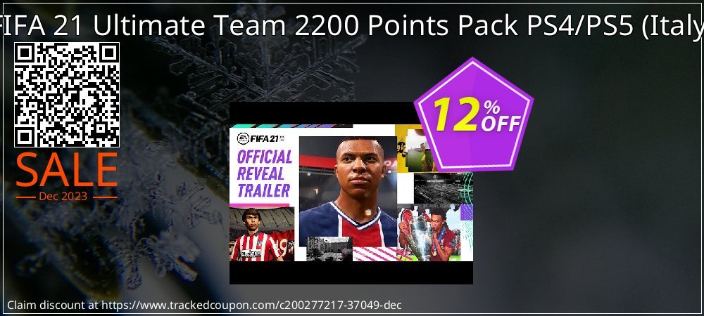 FIFA 21 Ultimate Team 2200 Points Pack PS4/PS5 - Italy  coupon on Tell a Lie Day promotions