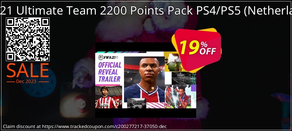FIFA 21 Ultimate Team 2200 Points Pack PS4/PS5 - Netherlands  coupon on National Walking Day sales