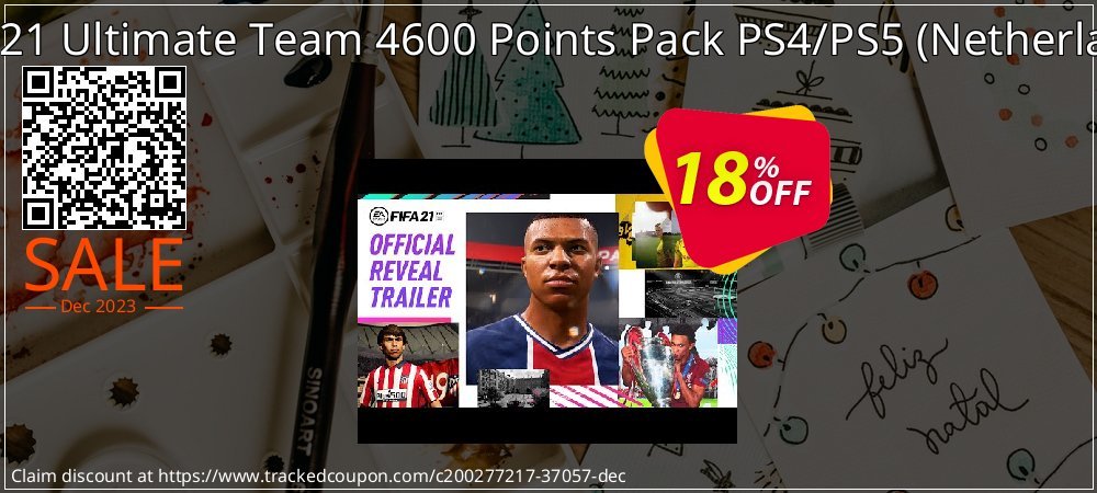 FIFA 21 Ultimate Team 4600 Points Pack PS4/PS5 - Netherlands  coupon on April Fools' Day discounts