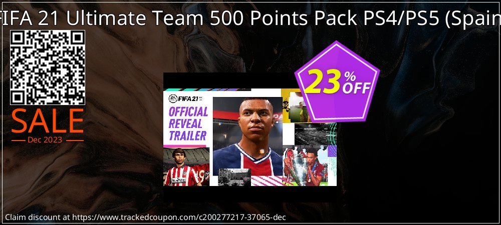 FIFA 21 Ultimate Team 500 Points Pack PS4/PS5 - Spain  coupon on National Walking Day super sale