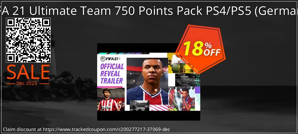 FIFA 21 Ultimate Team 750 Points Pack PS4/PS5 - Germany  coupon on Tell a Lie Day deals
