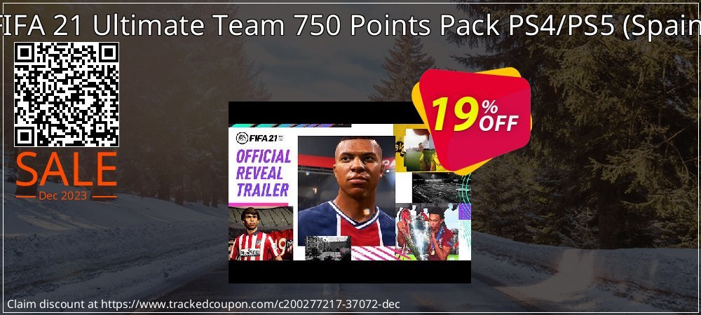 FIFA 21 Ultimate Team 750 Points Pack PS4/PS5 - Spain  coupon on April Fools' Day offering discount
