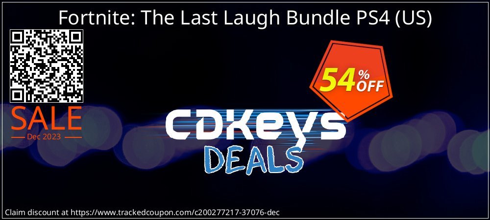 Fortnite: The Last Laugh Bundle PS4 - US  coupon on World Party Day promotions
