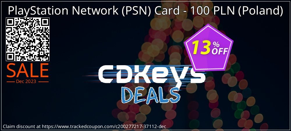 PlayStation Network - PSN Card - 100 PLN - Poland  coupon on April Fools' Day promotions