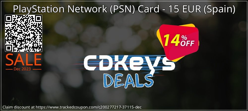 PlayStation Network - PSN Card - 15 EUR - Spain  coupon on National Walking Day offer