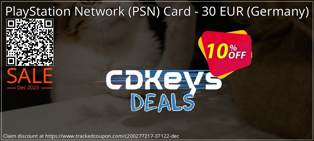 PlayStation Network - PSN Card - 30 EUR - Germany  coupon on April Fools Day promotions