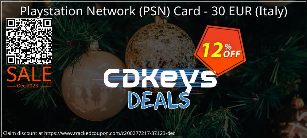 Playstation Network - PSN Card - 30 EUR - Italy  coupon on Easter Day deals