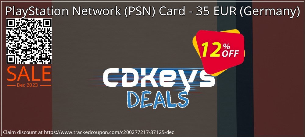 PlayStation Network - PSN Card - 35 EUR - Germany  coupon on National Walking Day discount