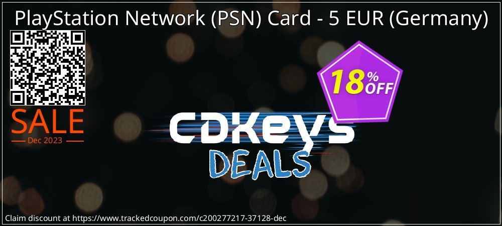 PlayStation Network - PSN Card - 5 EUR - Germany  coupon on Easter Day super sale