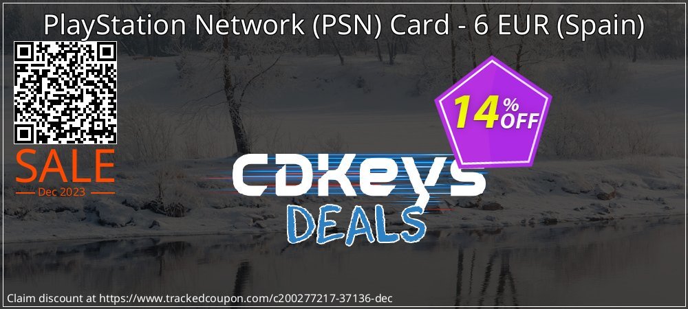 PlayStation Network - PSN Card - 6 EUR - Spain  coupon on World Party Day offering sales