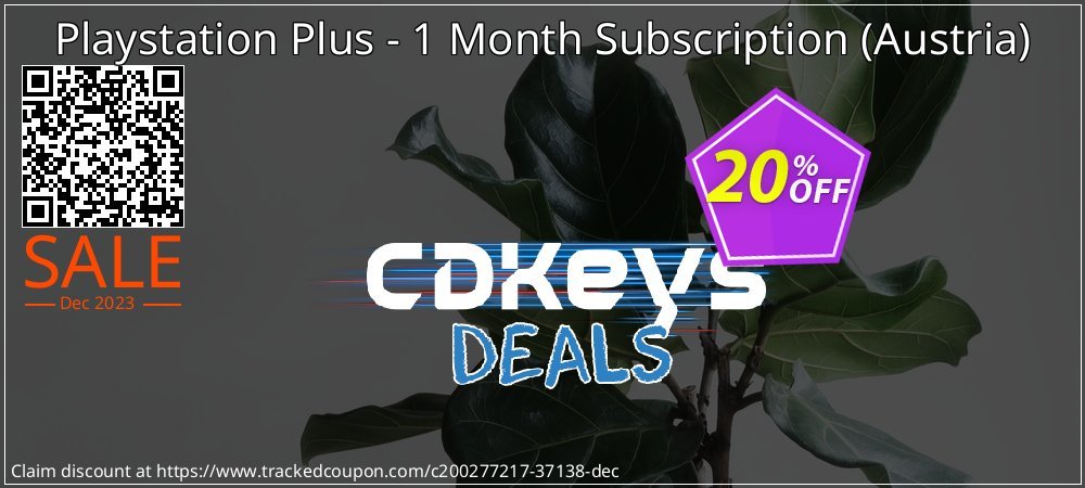 Playstation Plus - 1 Month Subscription - Austria  coupon on Easter Day discounts