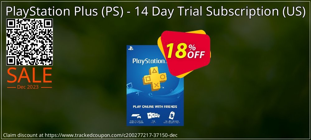 PlayStation Plus - PS - 14 Day Trial Subscription - US  coupon on World Backup Day sales