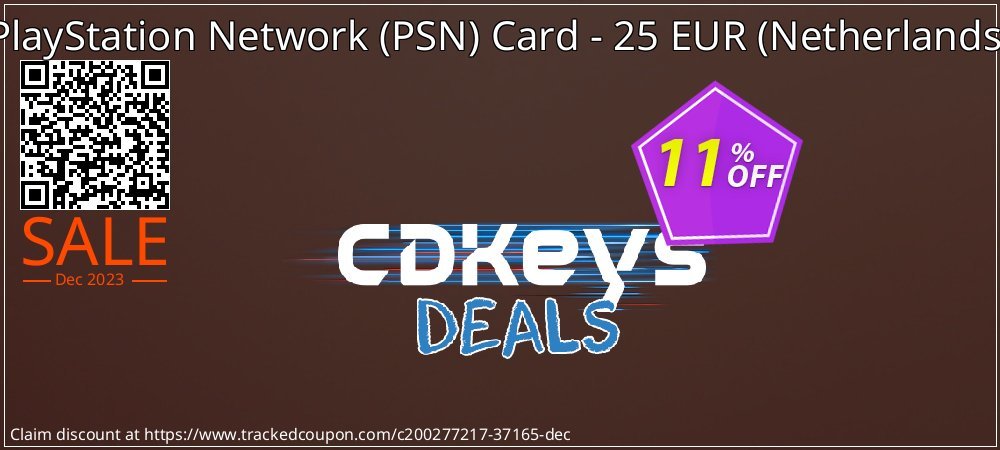 PlayStation Network - PSN Card - 25 EUR - Netherlands  coupon on National Walking Day discounts