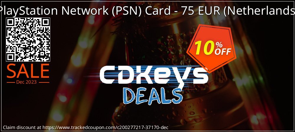 PlayStation Network - PSN Card - 75 EUR - Netherlands  coupon on National Walking Day discount