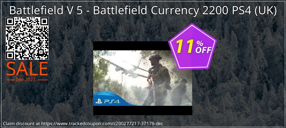 Battlefield V 5 - Battlefield Currency 2200 PS4 - UK  coupon on Easter Day offer