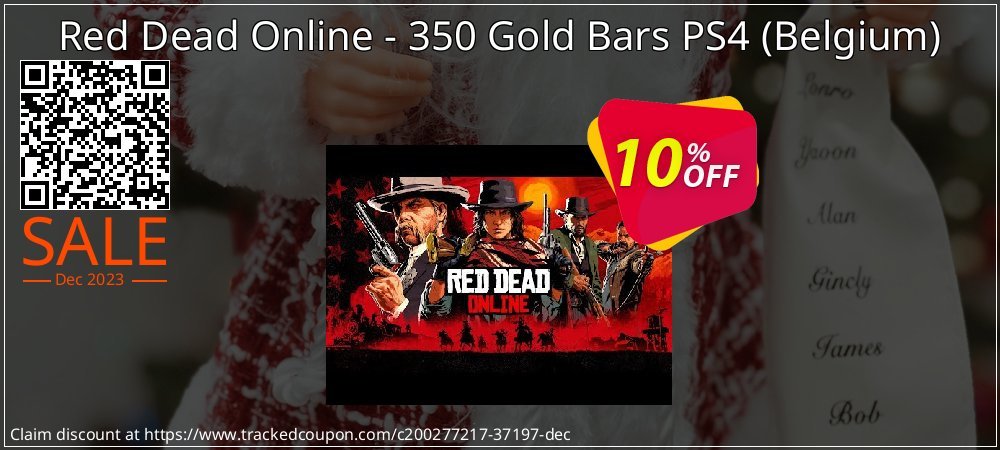 Red Dead Online - 350 Gold Bars PS4 - Belgium  coupon on April Fools' Day discount