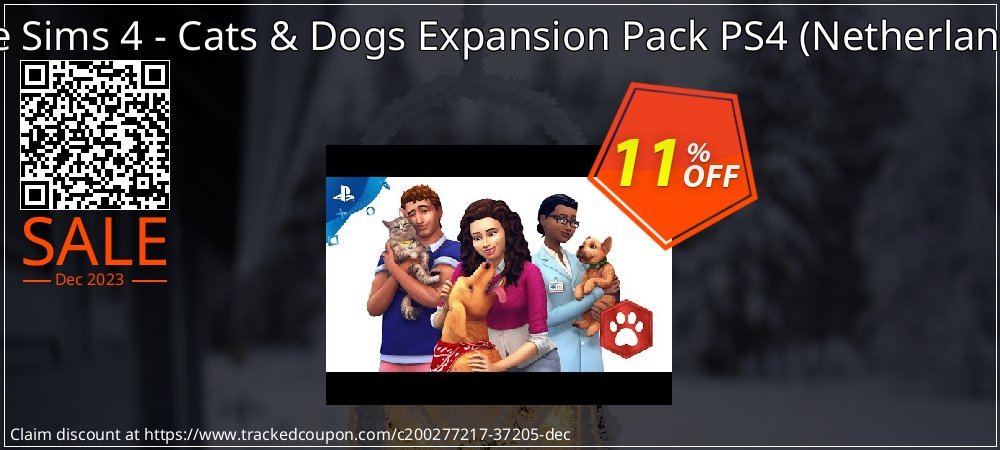 The Sims 4 - Cats & Dogs Expansion Pack PS4 - Netherlands  coupon on World Backup Day deals