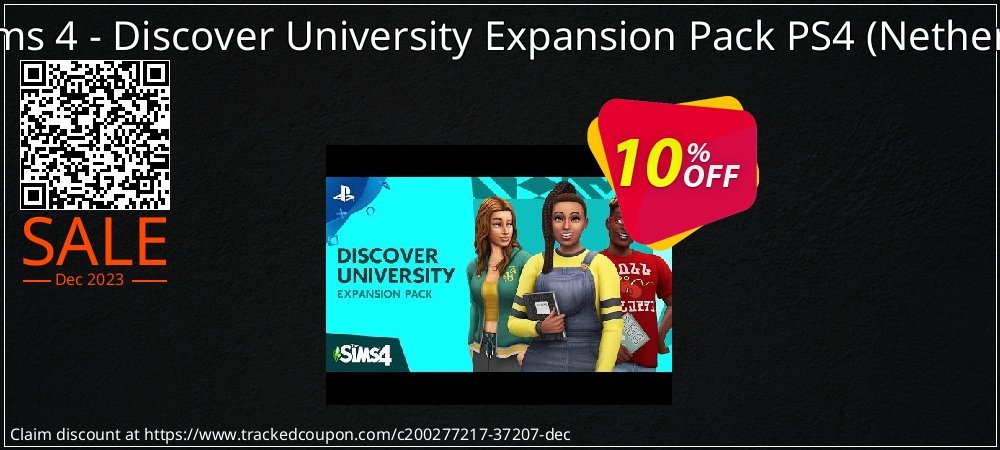 Get 10% OFF The Sims 4 - Discover University Expansion Pack PS4 (Netherlands) offering discount