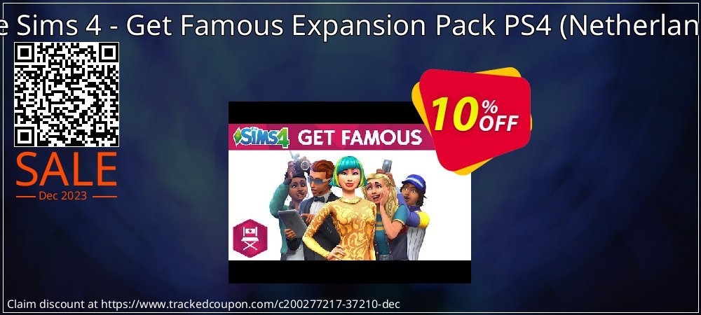 The Sims 4 - Get Famous Expansion Pack PS4 - Netherlands  coupon on National Walking Day discounts