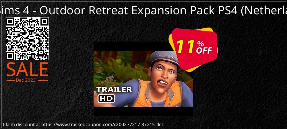 The Sims 4 - Outdoor Retreat Expansion Pack PS4 - Netherlands  coupon on National Walking Day discount