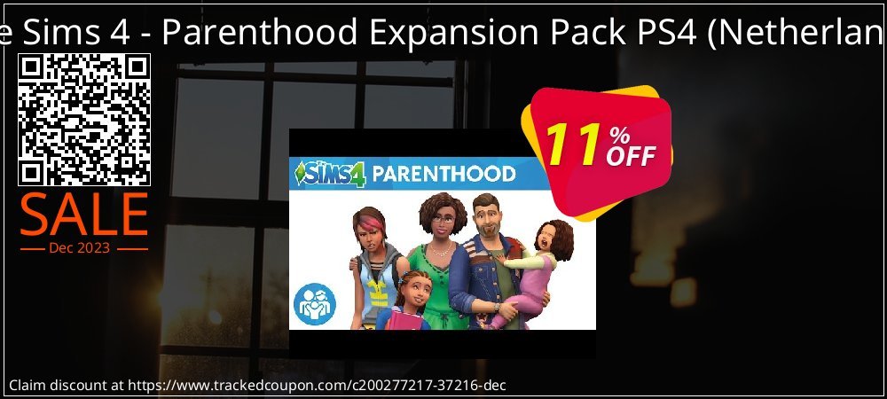 The Sims 4 - Parenthood Expansion Pack PS4 - Netherlands  coupon on World Party Day offering discount