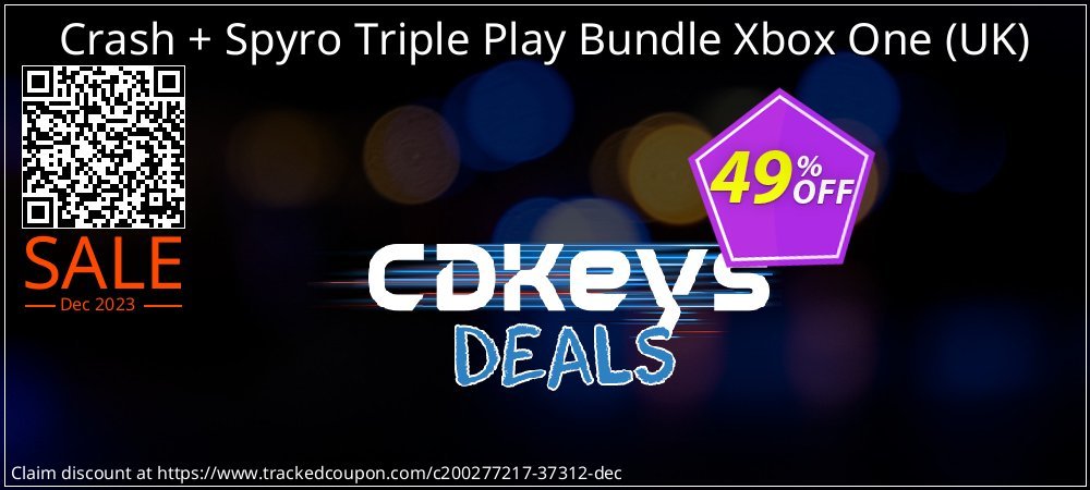 Crash + Spyro Triple Play Bundle Xbox One - UK  coupon on Working Day offer