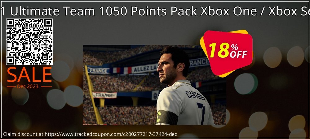 FIFA 21 Ultimate Team 1050 Points Pack Xbox One / Xbox Series X coupon on April Fools' Day offering discount
