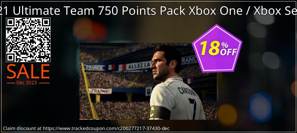 FIFA 21 Ultimate Team 750 Points Pack Xbox One / Xbox Series X coupon on National Walking Day offer