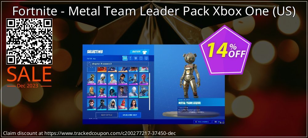 Fortnite - Metal Team Leader Pack Xbox One - US  coupon on National Walking Day offering discount