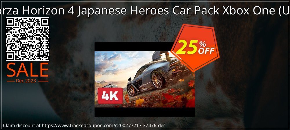 Forza Horizon 4 Japanese Heroes Car Pack Xbox One - UK  coupon on World Party Day discount