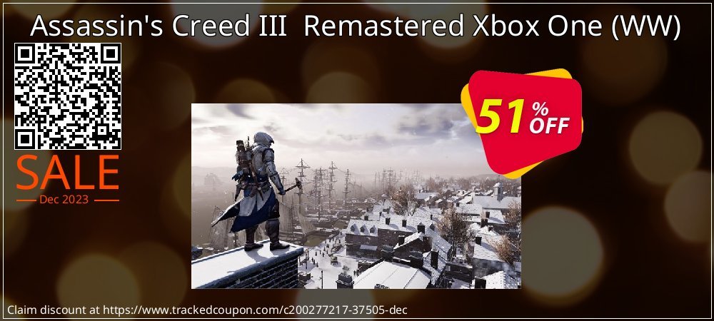 Assassin's Creed III  Remastered Xbox One - WW  coupon on National Walking Day offering sales