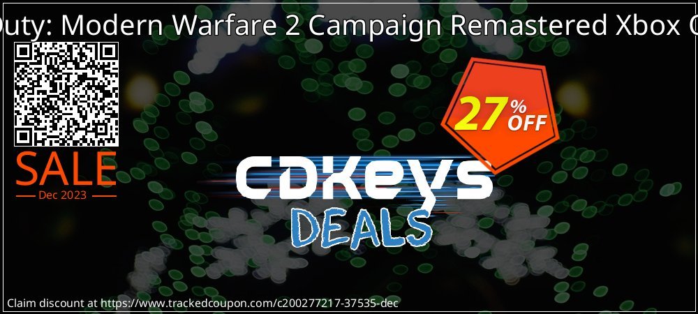 Call of Duty: Modern Warfare 2 Campaign Remastered Xbox One - US  coupon on National Walking Day promotions