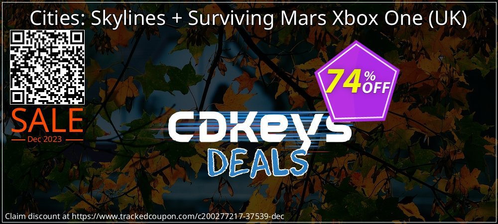 Cities: Skylines + Surviving Mars Xbox One - UK  coupon on Tell a Lie Day discount