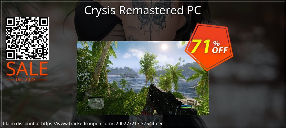 Crysis Remastered PC coupon on National Smile Day sales