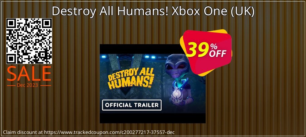 Destroy All Humans! Xbox One - UK  coupon on Working Day offering discount