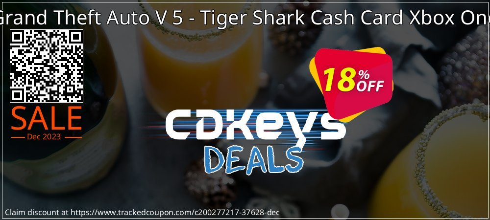 Grand Theft Auto V 5 - Tiger Shark Cash Card Xbox One coupon on Easter Day offer
