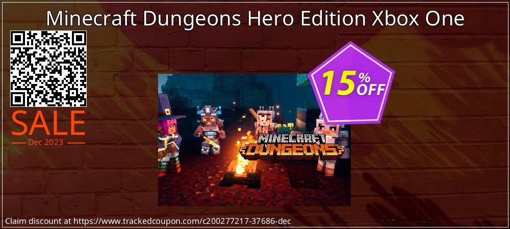 Minecraft Dungeons Hero Edition Xbox One coupon on Palm Sunday offering sales