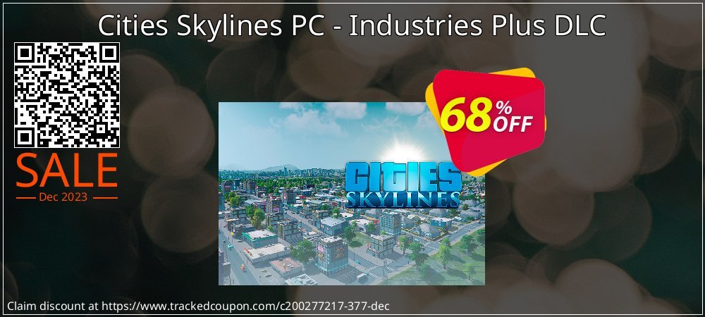 Cities Skylines PC - Industries Plus DLC coupon on April Fools' Day offer