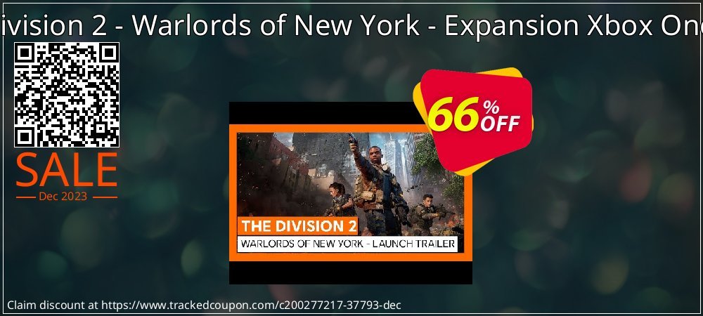 The Division 2 - Warlords of New York - Expansion Xbox One - UK  coupon on Easter Day offering sales
