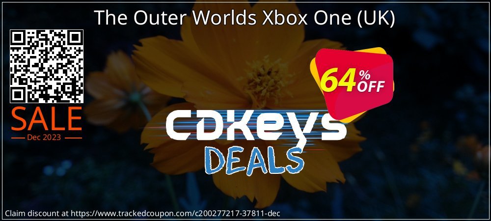 The Outer Worlds Xbox One - UK  coupon on World Party Day offering sales