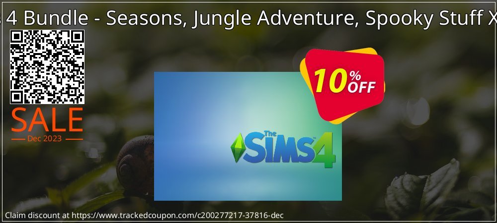 The Sims 4 Bundle - Seasons, Jungle Adventure, Spooky Stuff Xbox One coupon on World Party Day deals