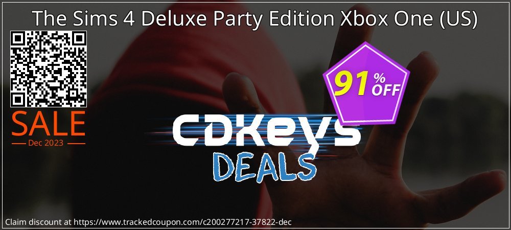 The Sims 4 Deluxe Party Edition Xbox One - US  coupon on April Fools' Day discounts
